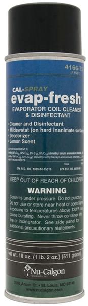 4166-75 EVAP-FRESH SPRAY COIL CLNR 18oz - Cleaners and Degreasers